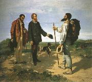 Gustave Courbet The Meeting or Bonjour,Monsieur Courbet oil painting picture wholesale